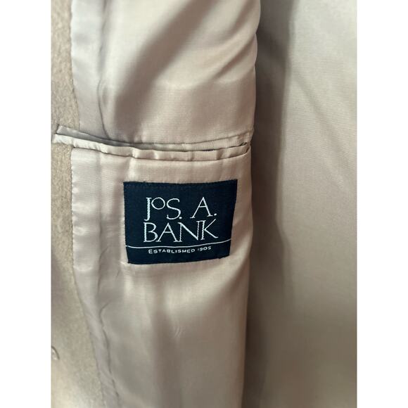 Jos A. Bank Tan Camel Three Button Pea Coat - Picture 3 of 6